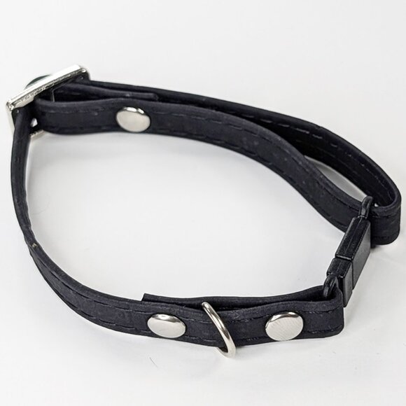 Cork Breakaway Cat Collar in Black - Picture 3 of 5